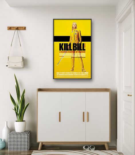 Kill Bill Poster, Uma Thurman, Movie Poster, Legendary Film
