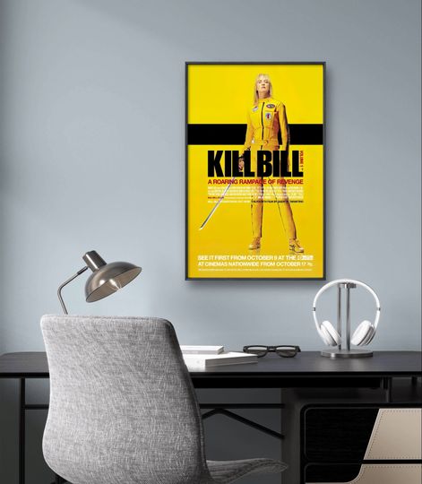 Kill Bill Poster, Uma Thurman, Movie Poster, Legendary Film