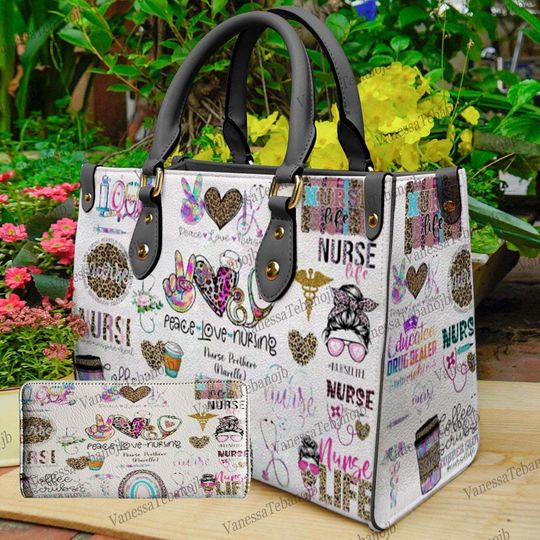 Nurse Heart Leather Bag