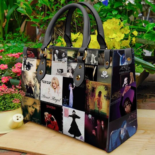 Stevie Nicks Leather Bag, Shopping Bag