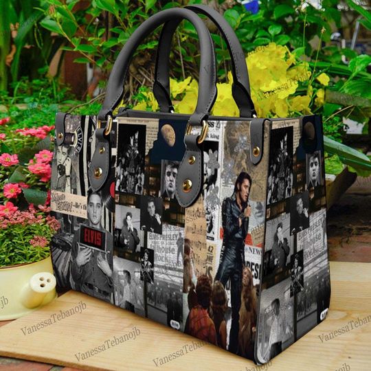 Elvis Presley Leather Handbag,Elvis Presley Handbag