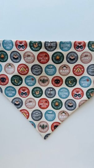 Adventure Buddy  Dog Scrunchie Bandana