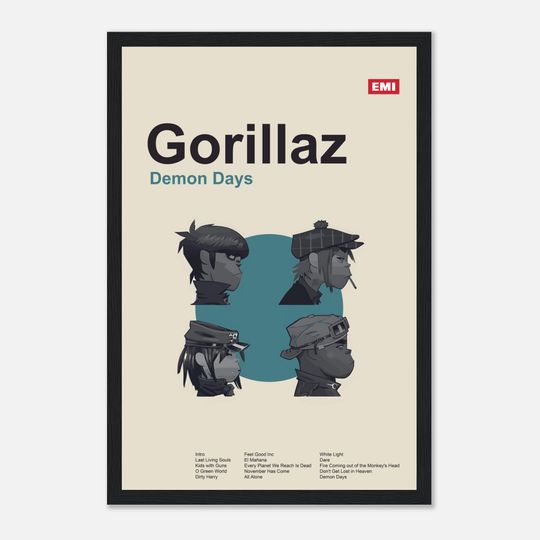 Gorillaz - Demon Days - Framed Poster