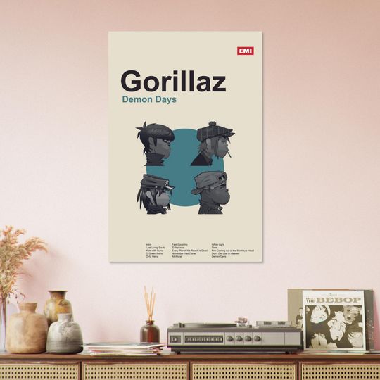 Gorillaz - Demon Days - Poster