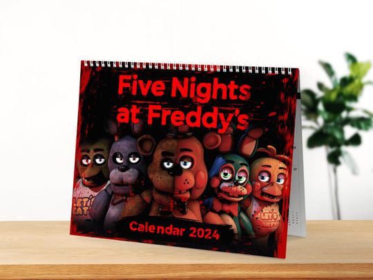 Calendars 2024 Five Planner Aesthetic Nights, Wall Decoration