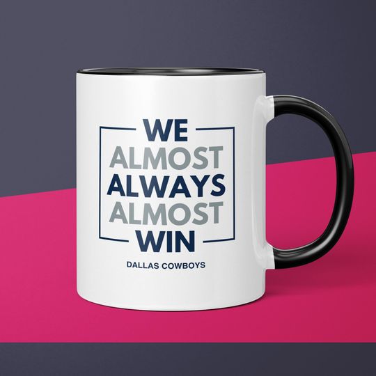 Dallas Cowboys Coffee Cup Gift for Him Husband Unique Coffee Mug Gifts for Dad Ceramic Mug Gift for Men Funny Gift for Cowboys Fan Gift