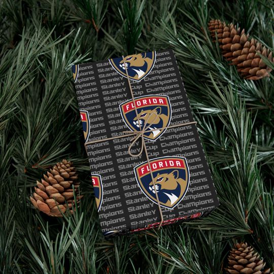 Florida Panthers Gift Wrap: Sports Fan Hockey Paper
