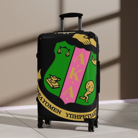 Stylish AKA Sorority Suitcase