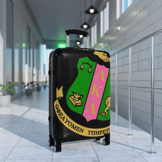 Stylish AKA Sorority Suitcase