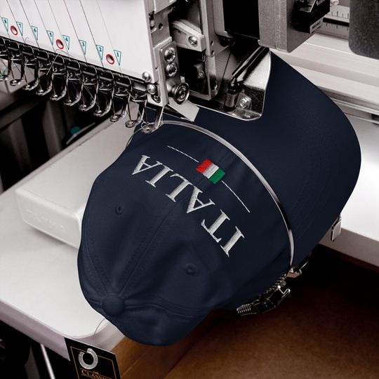 Italia - Premium Embroidered Dad Hat - Italian Flag Heritage Cap