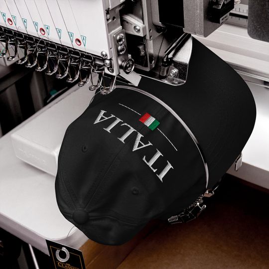 Italia - Premium Embroidered Dad Hat - Italian Flag Heritage Cap