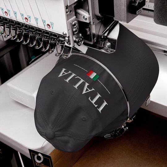 Italia - Premium Embroidered Dad Hat - Italian Flag Heritage Cap
