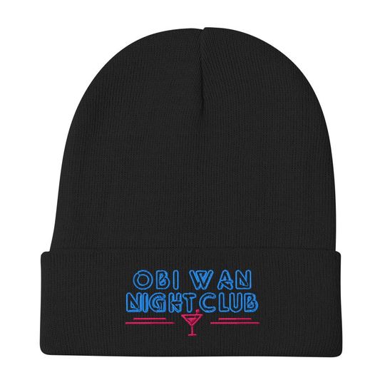 Obi Wan Nightclub - Premium Embroidered Beanie