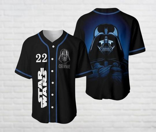 Darth Vader Baseball Jersey, Star Wars Jersey Shirt