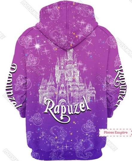 Rapunzel 3D Hoodies, Rapunzel Leggings,  Tangled Hoodies