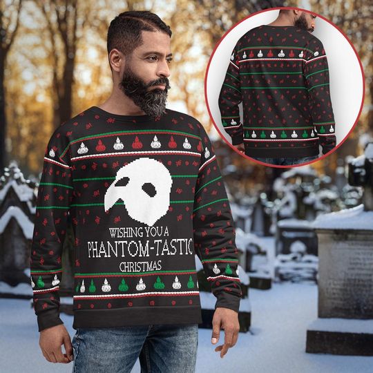 Phantom of the Opera Inspired Ugly Christmas Sweater