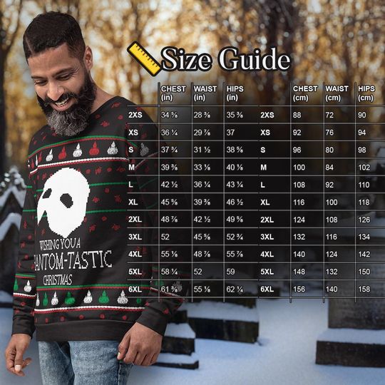 Phantom of the Opera Inspired Ugly Christmas Sweater