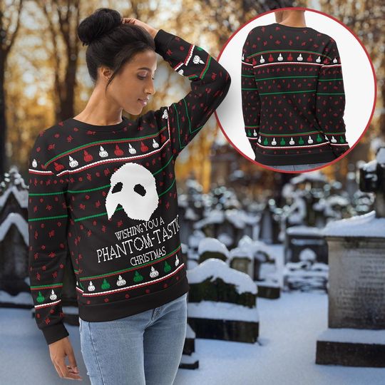 Phantom of the Opera Inspired Ugly Christmas Sweater