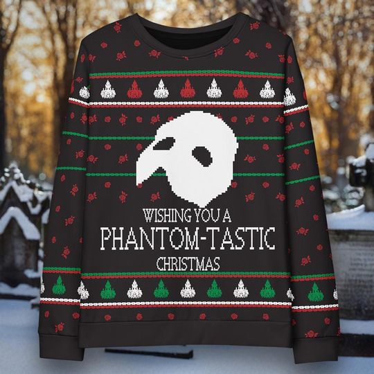 Phantom of the Opera Inspired Ugly Christmas Sweater