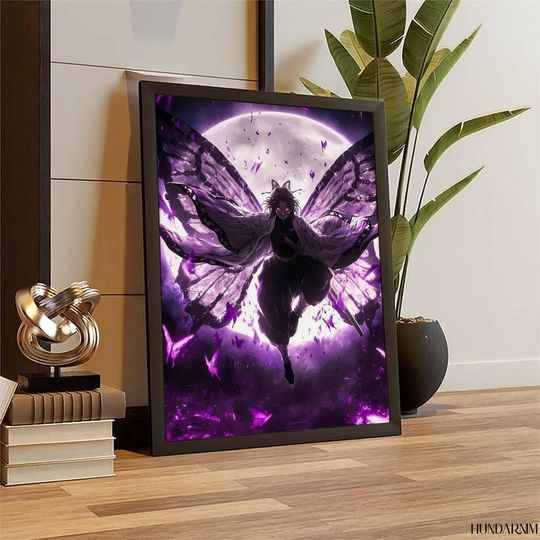 Kochou Shinobu Demon Anime Vertical Poster Art Print