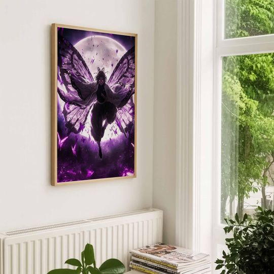 Kochou Shinobu Demon Anime Vertical Poster Art Print