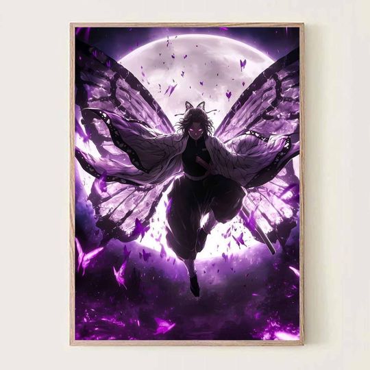 Kochou Shinobu Demon Anime Vertical Poster Art Print