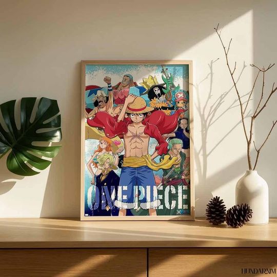 One Piece Pirate Adventure Wall Poster Premium Matte Vertical Art