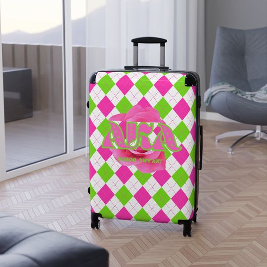 Alpha Kappa Alpha Suitcase