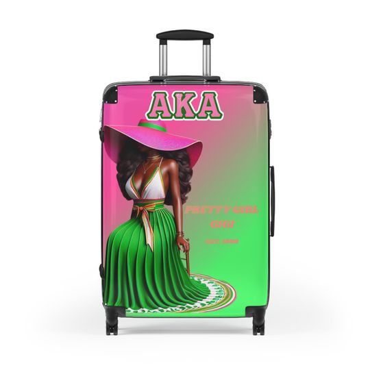 Alpha Kappa Alpha Suitcase