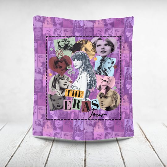 Tay Tay Personalized Velveteen Plush Blanket