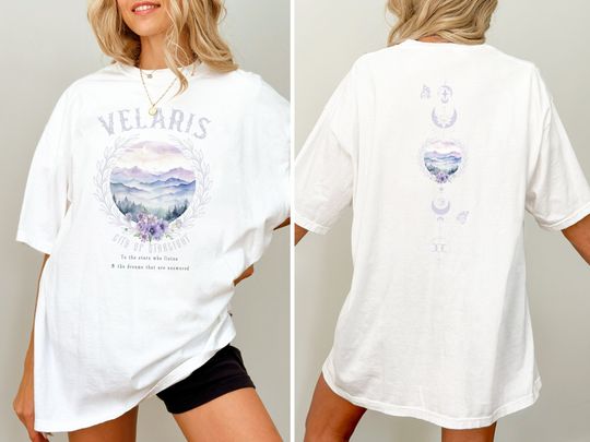 Velaris ACOTAR Comfort Colors Shirt, Velaris City