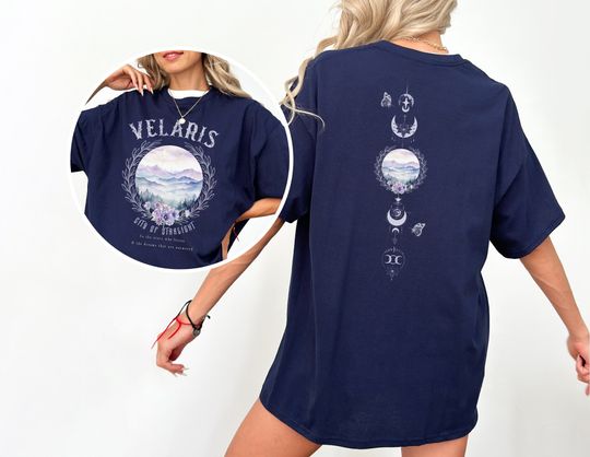 Velaris ACOTAR Comfort Colors Shirt, Velaris City