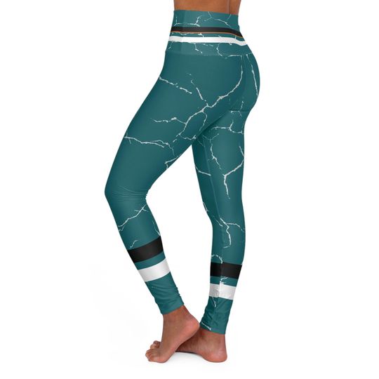 Sharks Yoga Leggings