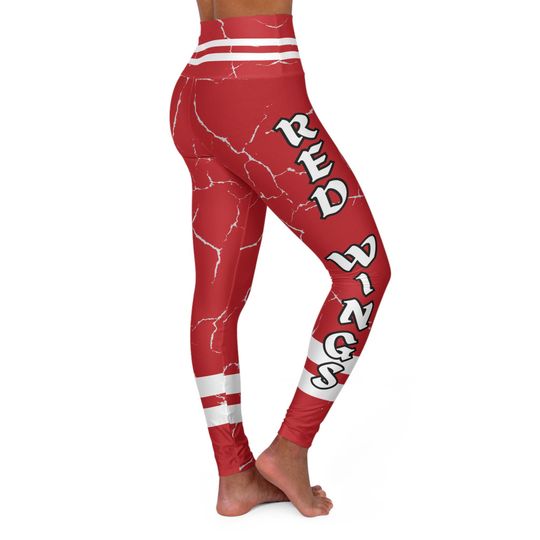 Red Wings Yoga Leggings
