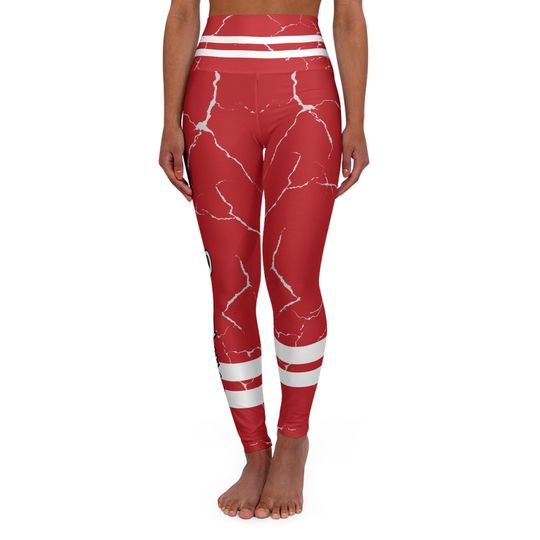 Red Wings Yoga Leggings