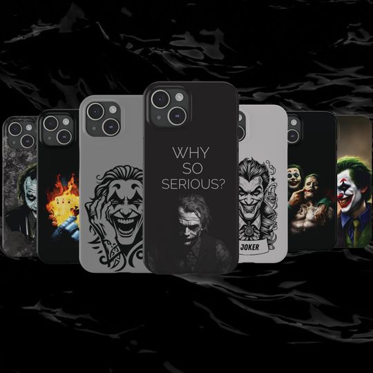 Joker iPhone Case, Super Hero iPhone Case, Arkham Phone Case