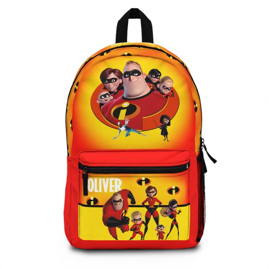 Personalized The Incredibles Backpack for Kids - Custom Name