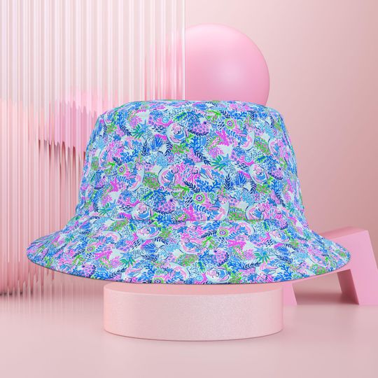Manatee Paradise Bucket Hat, Gift for Her, Gift for Him