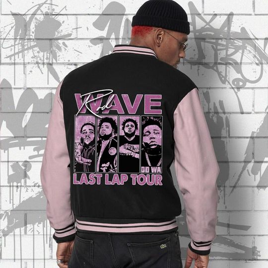 Rod Wave Last Lap Tour Varsity Jacket