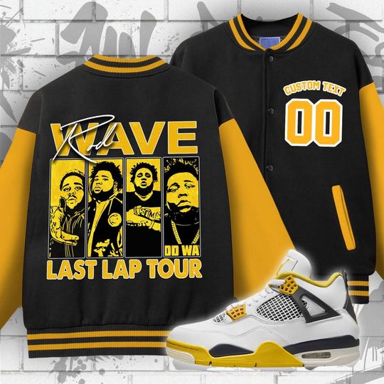 Rod Wave Last Lap Tour Baseball Jacket