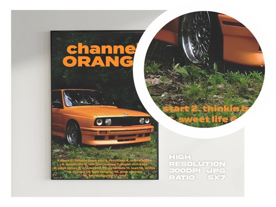 Racing Posters / Blond / Frank Ocean