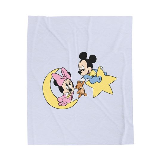 Velveteen Plush Blanket Mickey Mouse Disney Blanket