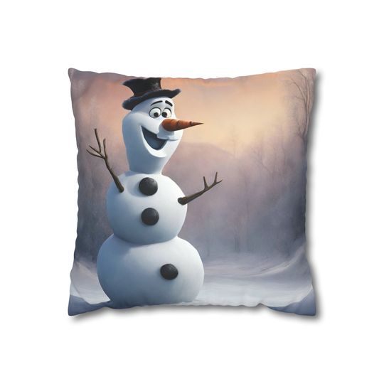 Oli the Snowman Pillow Case