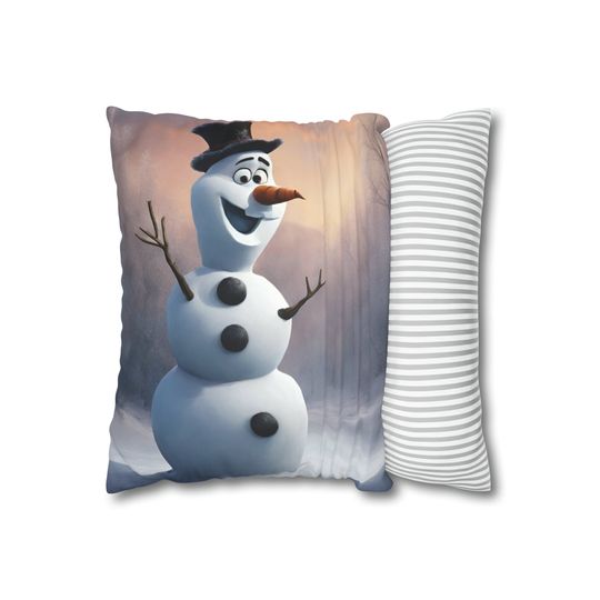 Oli the Snowman Pillow Case
