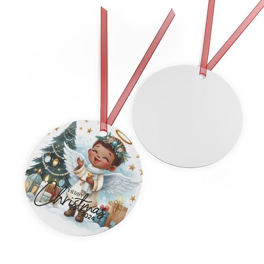 Cute boy angel Christmas Ornament | Christmas Decor | Home Decor