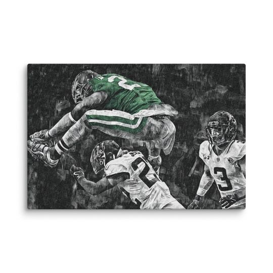 Saquon Barkley Inspired Poster