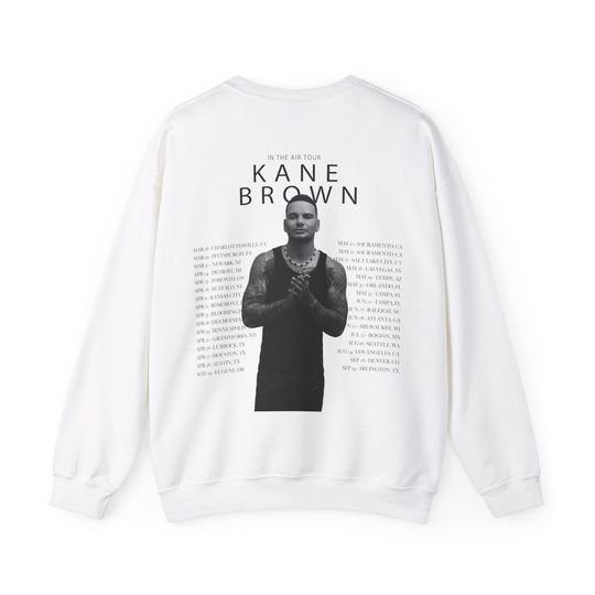 In The Air TOUR (Kane Brown 2024) Double Sided Sweatshirt