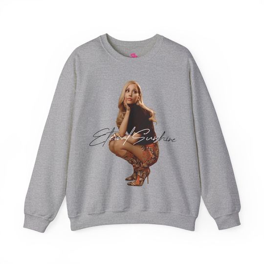 Eternal Sunshine Tracklist (Ariana 2024) Double Sided Sweatshirt