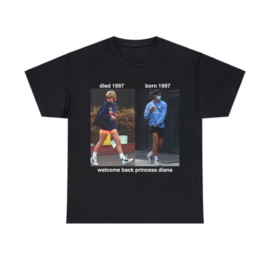 jacob elordi welcome back princess diana unisex meme t shirt