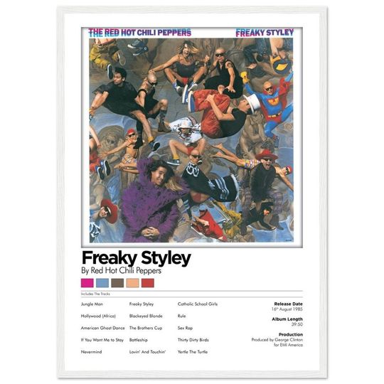 Red Hot Chili Peppers Freaky Styley Poster